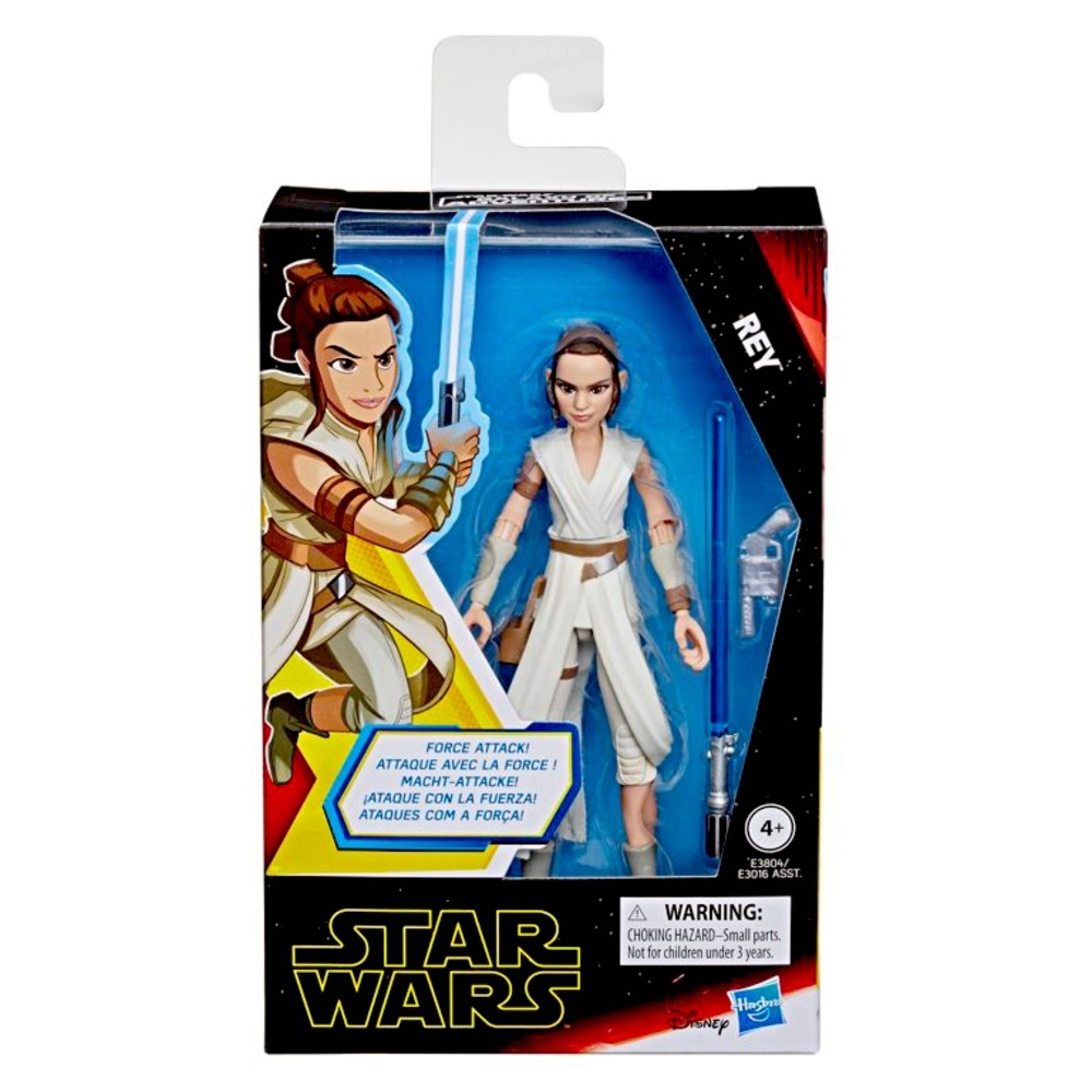 Star Wars Galaxy of Adventures Rey 5 Inch Scale Action Figure Toy W/ Accessories